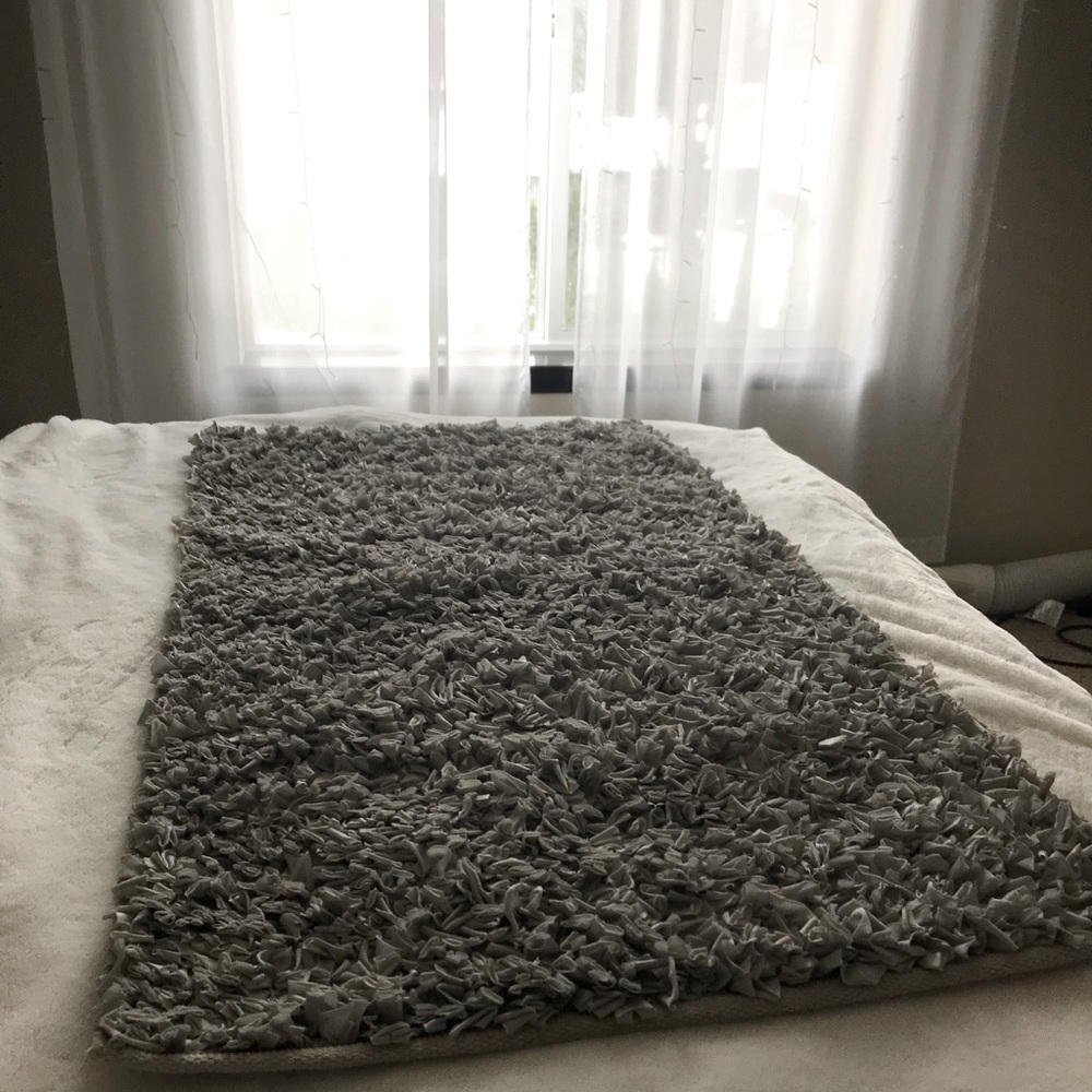 Grey Shag Rug